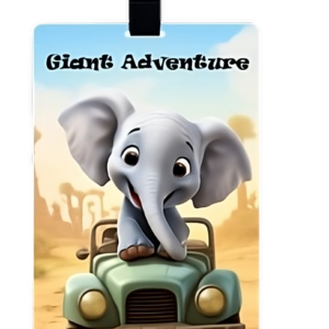 Elephant luggage tag