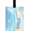 Panda luggage tag back