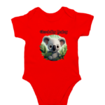 Red rompers with Koala design