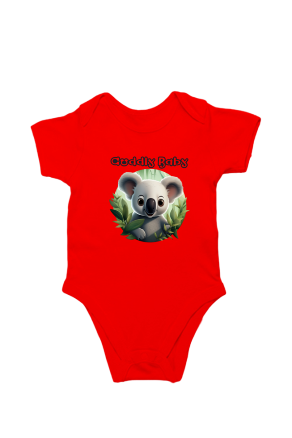 Red rompers with Koala design