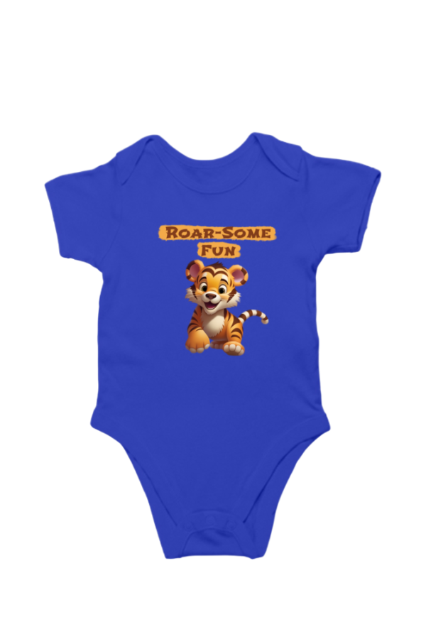 Royal Blue Tiger romper