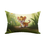 Tiger cub pillow cover