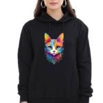 Unisex Sweatshirt with Cat Design