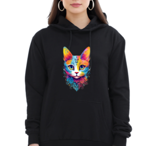 Unisex Sweatshirt with Cat Design