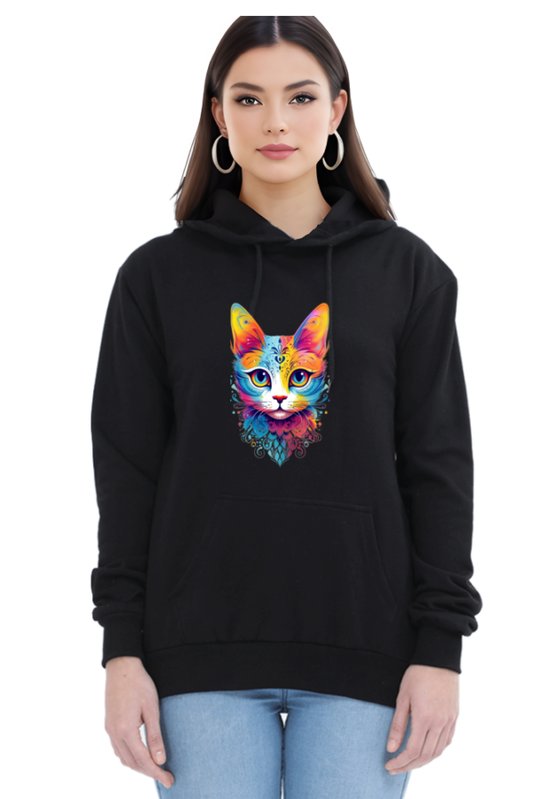 Unisex Sweatshirt with Cat Design