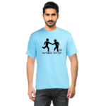 Blue Football Nutmeg T Shirt for Men