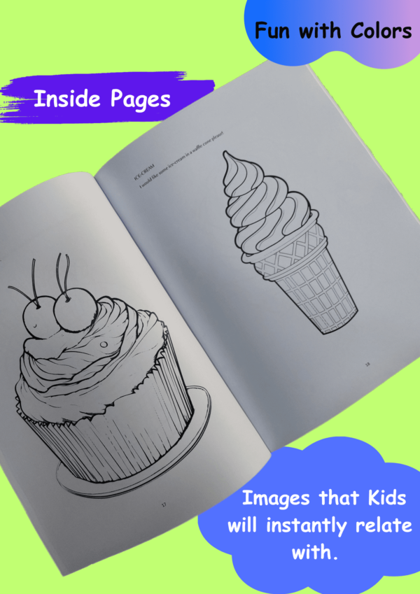 Coloring book 3+ years Inside Pages