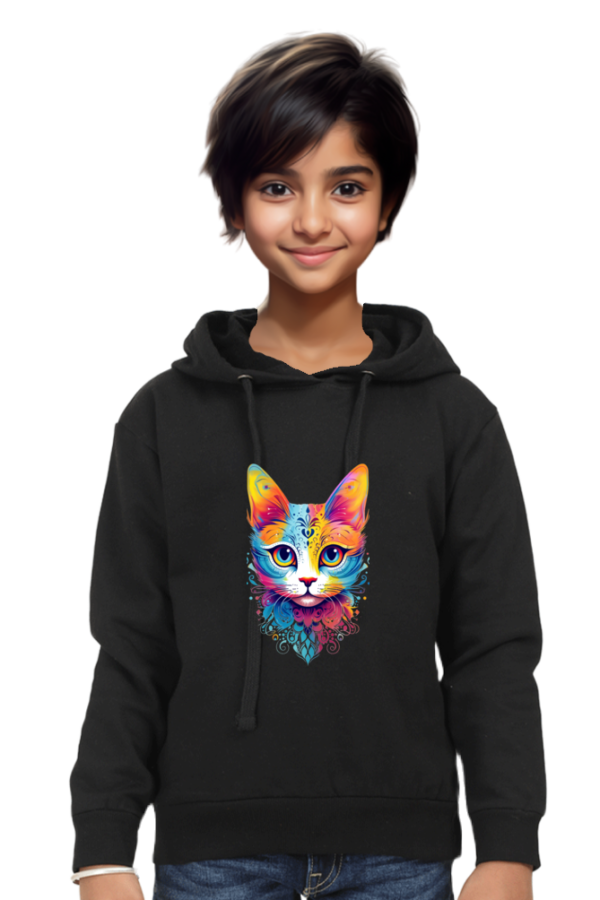 Cat Art Unisex Sweatshirt with Hoodie