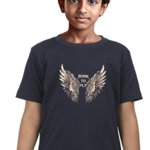 Navy Blue - Born to Fly T shirt - Boy