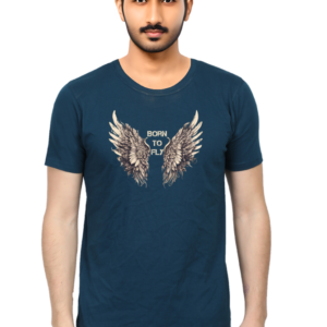 Petrol Blue - Born to Fly T for Men