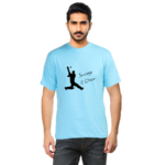 Sweep it over Cricket T-shirt for Men - Sky Blue