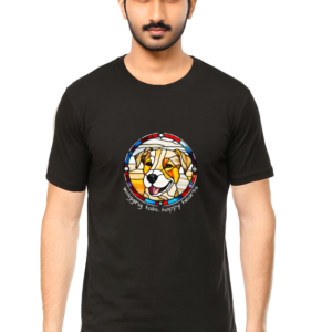 Dog Lovers T-shirt for Men - Black