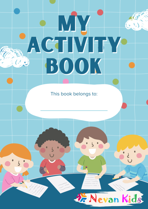 Nevan Kids Activity Book for kids to do at home